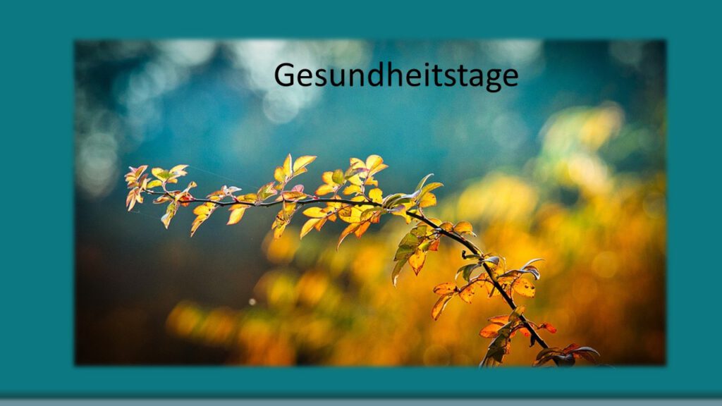 Herbst 25 in meiner Gesundheitspraxis
